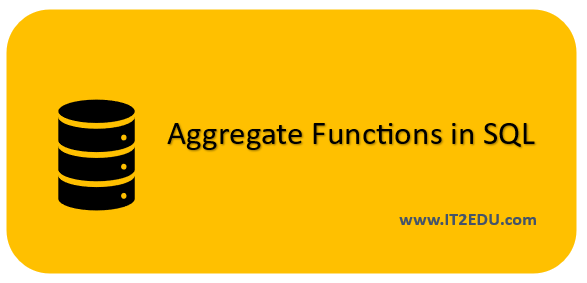 SQL aggregate function